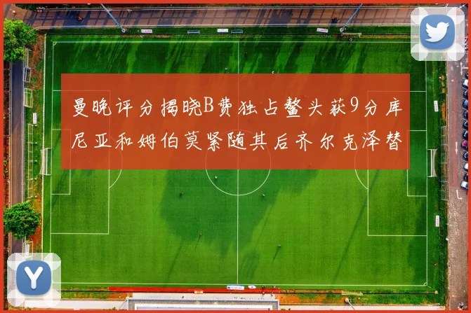 曼晚评分揭晓B费独占鳌头获9分库尼亚和姆伯莫紧随其后齐尔克泽替补仅得5分